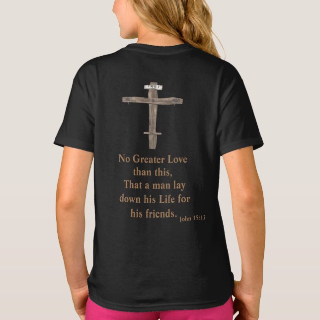 John 3:16 T-Shirt (Back)