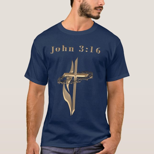 John 3:16 T-Shirt (Front)