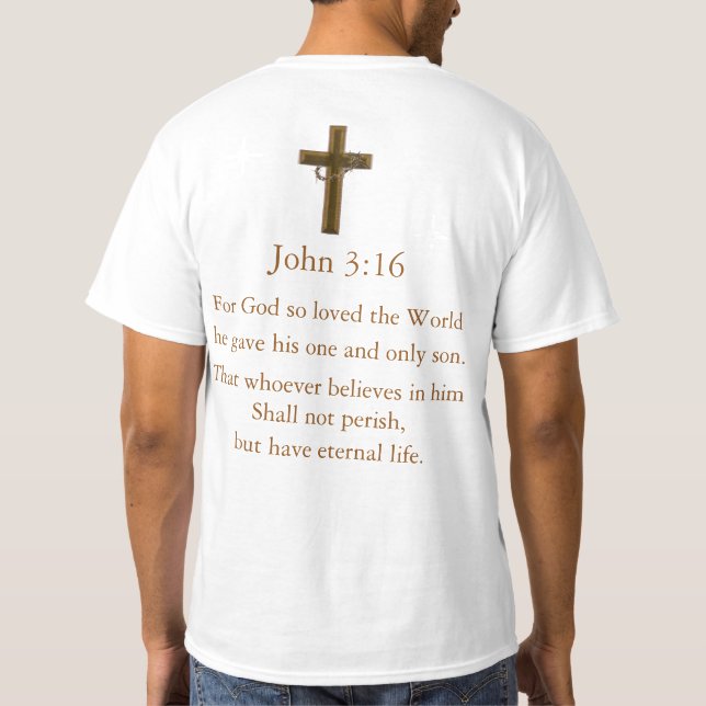 John 3:16 T-Shirt (Back)