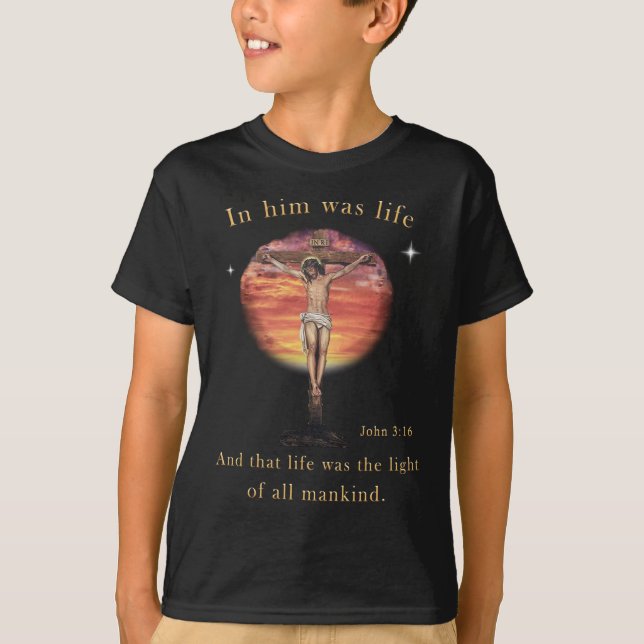 John 3:16 T-Shirt (Front)