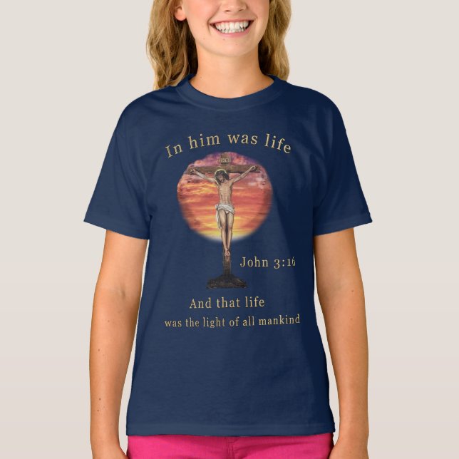 John 3:16 T-Shirt (Front)