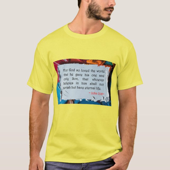 John 3:16 T-Shirt (Front)