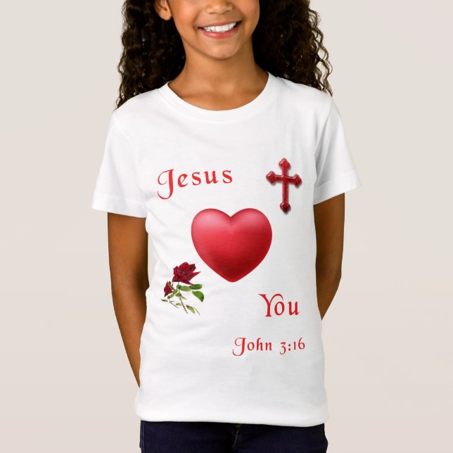 John 3:16 T-Shirt (Front)