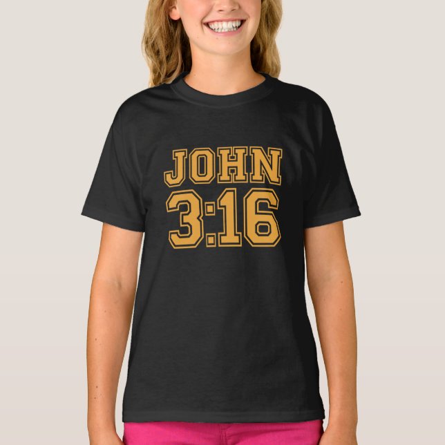 John 3: 16 T-Shirt (Front)