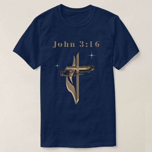 John 3:16 T-Shirt (Design Front)