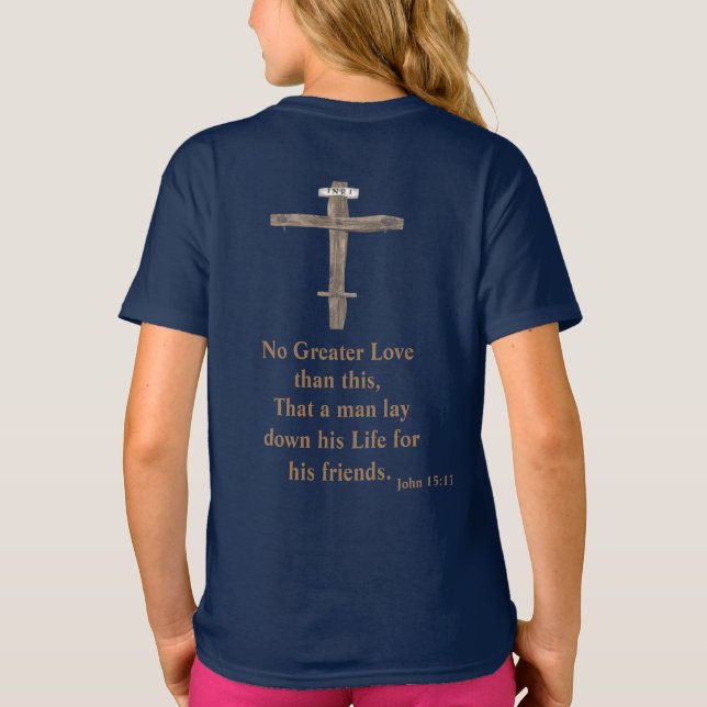 John 3:16 T-Shirt (Back)