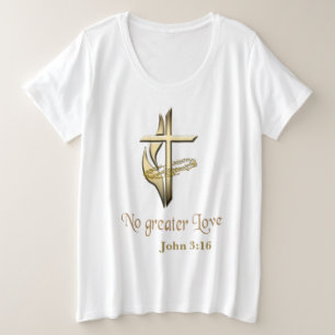 John 3:16 t-shirt Plus Size T-Shirt