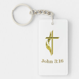 John 3:16 t-shirts and more key ring