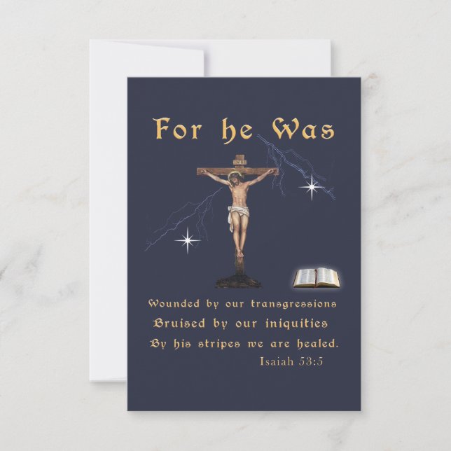 John 3:16 thank you card (Front)