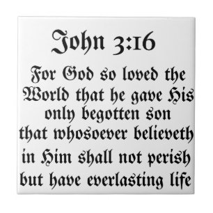 John 3:16 tile