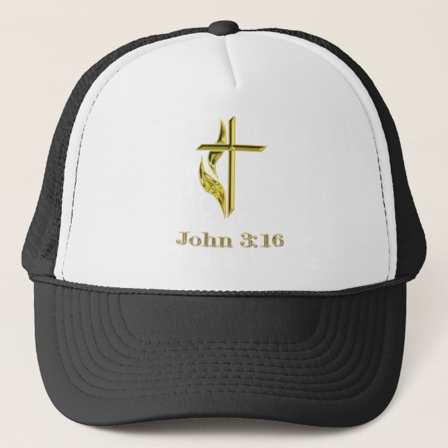John 3:16 trucker hat (Front)