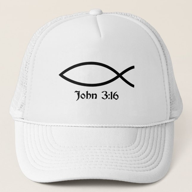 John 3:16 trucker hat (Front)