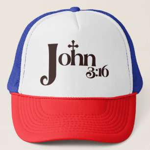 John 3:16 trucker hat