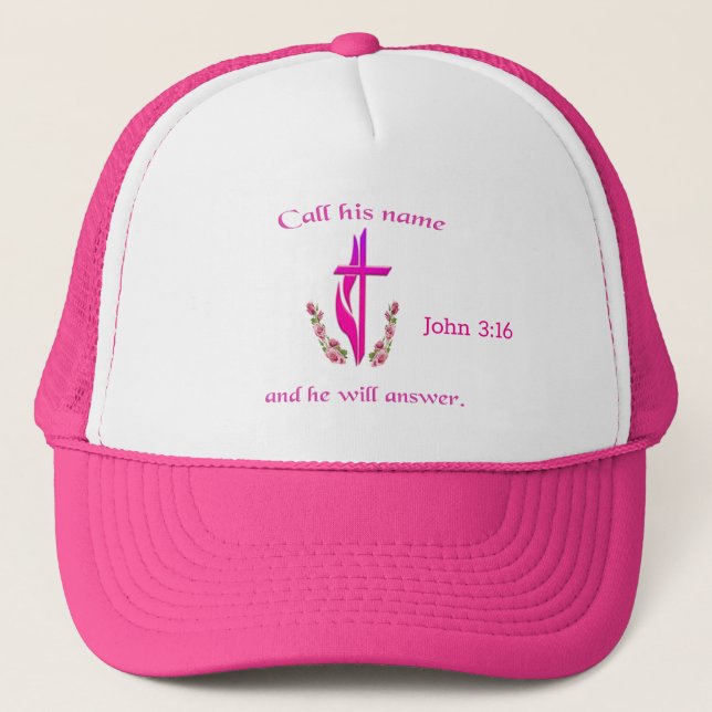 John 3:16 trucker hat (Front)