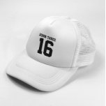 John 3:16  trucker hat<br><div class="desc">The most famous verse in the Bible—For God So Loved The World... John Three Sixteen/John 3:16. Trendy sports typography in black.</div>