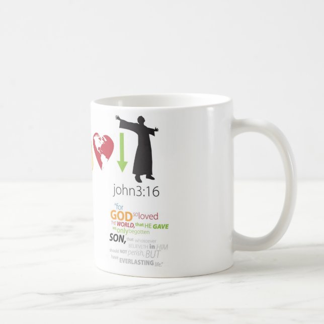 John 3:16 v1F Coffee Mug (Right)