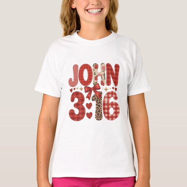 John 3:16 Valentine Tee (Front)