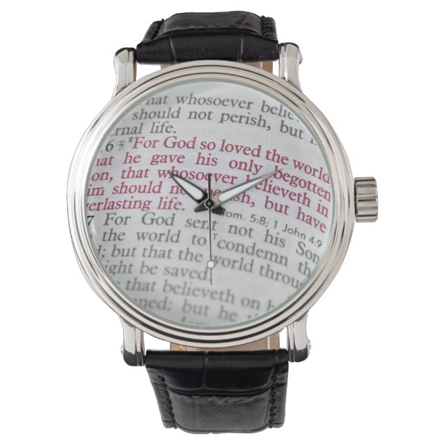 John 3:16 watch (Front)