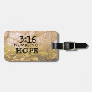John 3:16, Words of Hope Luggage Tag