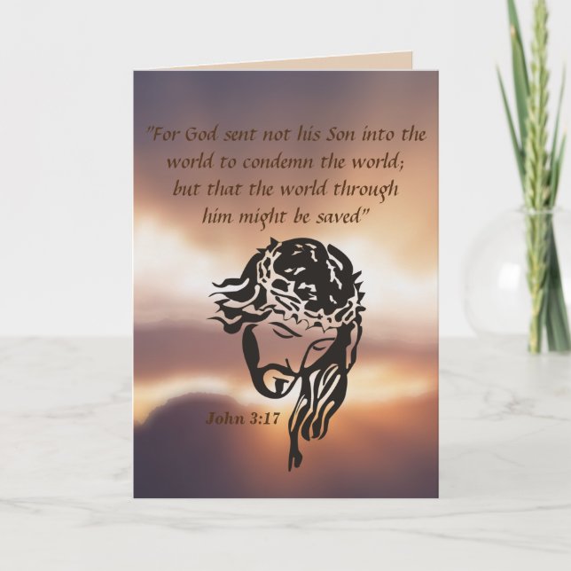 John 3:17 card (Front)
