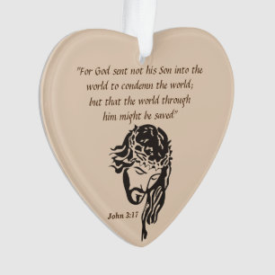 John 3:17 ornament