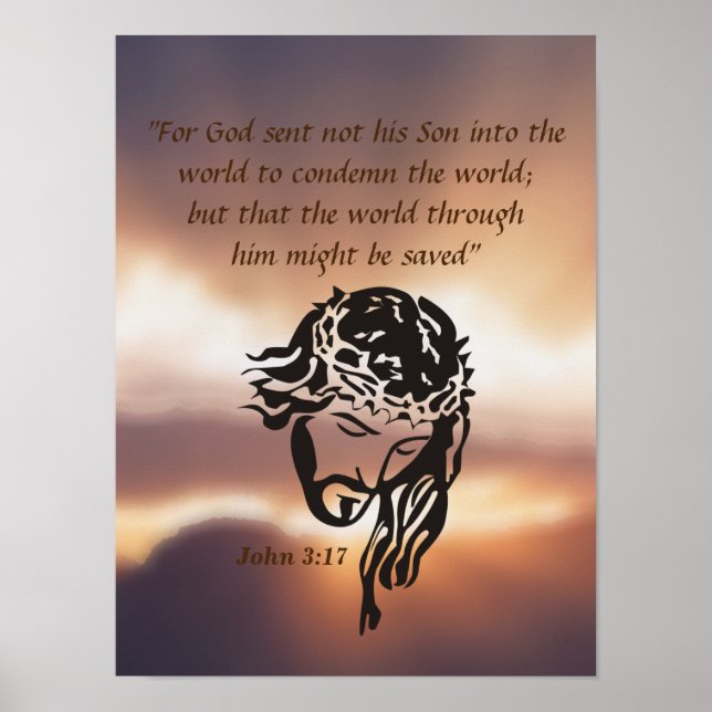 John 3:17 poster (Front)