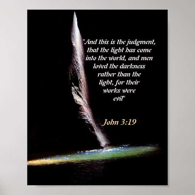 John 3:19 poster (Front)