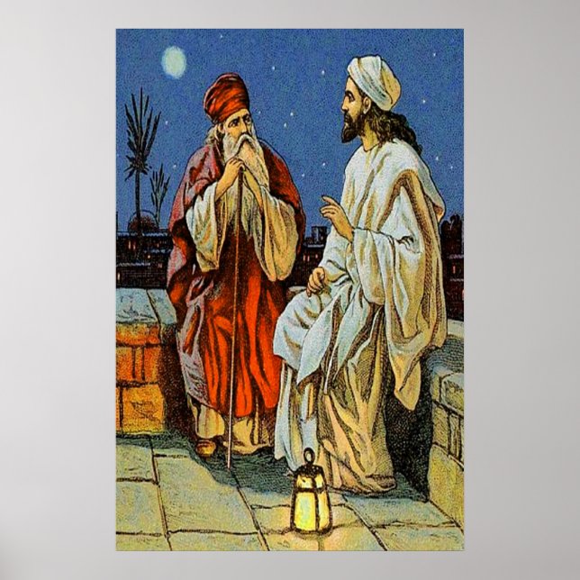 John 3:1-21 You Must Be Born A new Poster (Front)