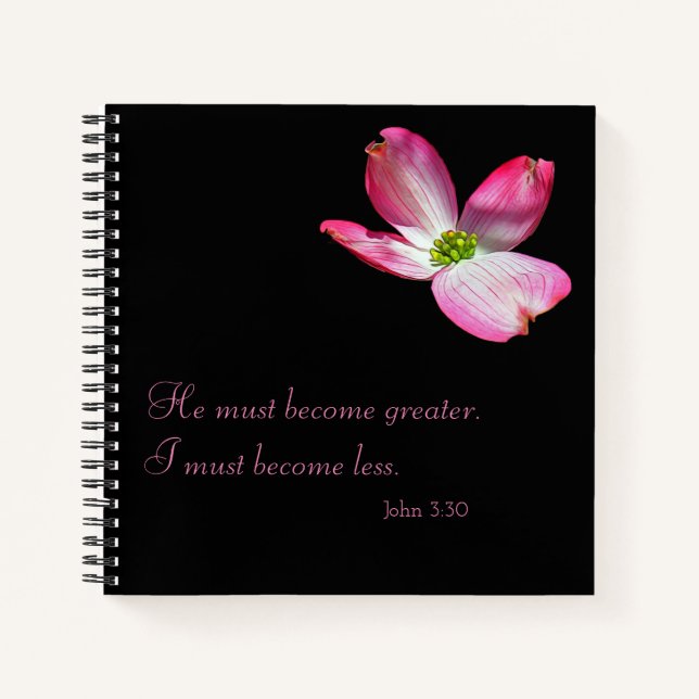 John 3:30 Journal Notebook (Front)