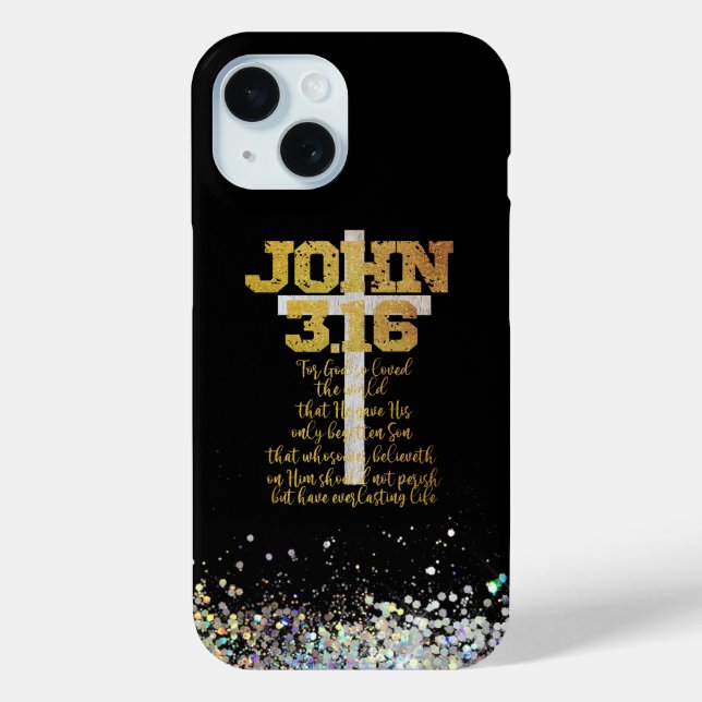 John 3.6 Bible Verse Case-Mate iPhone Case (Back)
