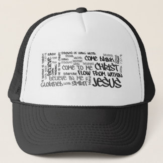 John 7:37-41 Plain Trucker Hat
