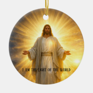 John 8:12 I Am the Light Ornament