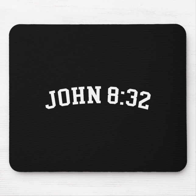 John 8_32  mouse pad (Front)