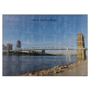 John A. Roebling Bridge cutting board