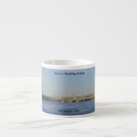 John A Roebling Bridge espresso mug