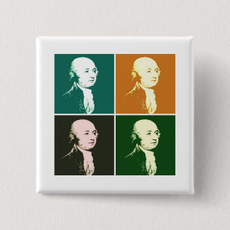 John Adams 15 Cm Square Badge