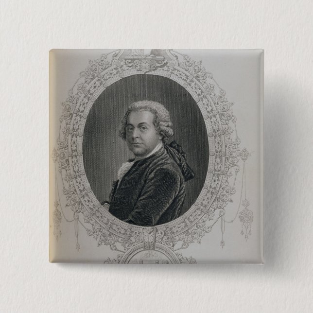 John Adams 15 Cm Square Badge (Front)