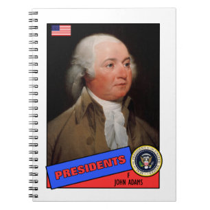 John Adams Baseball Card Notebook