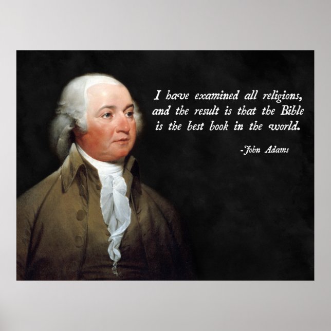 John Adams Bible Poster (Front)