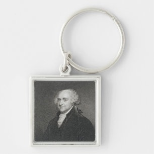 John Adams, engraved by James Barton Longacre (179 Key Ring