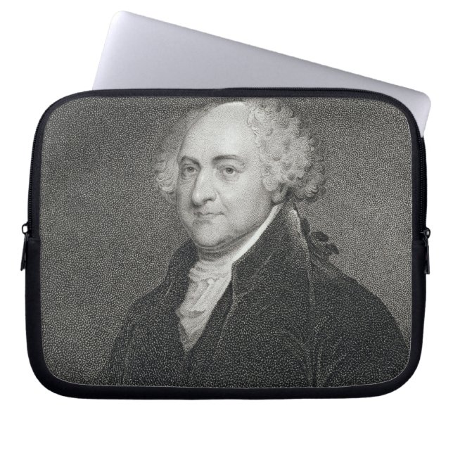 John Adams, engraved by James Barton Longacre (179 Laptop Sleeve (Front)