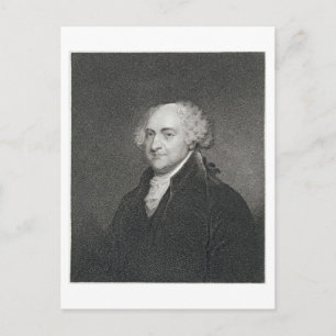 John Adams, engraved by James Barton Longacre (179 Postcard