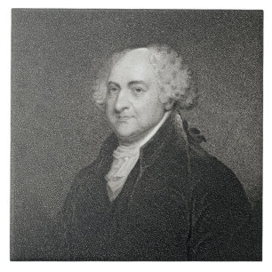John Adams, engraved by James Barton Longacre (179 Tile