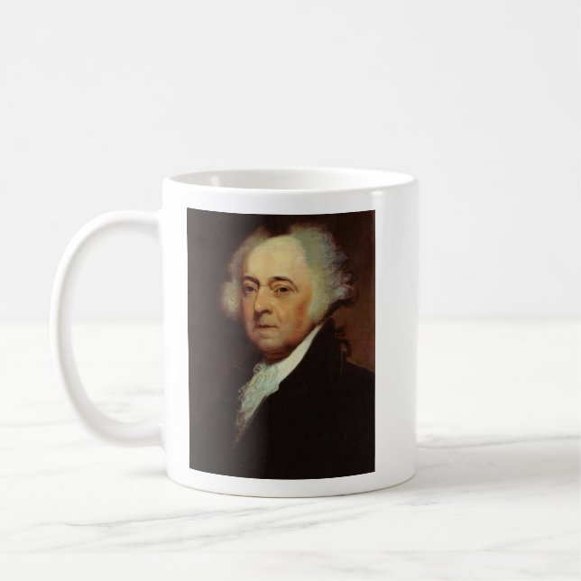 "John Adams Liberty Quote Ceramic Mug (Left)