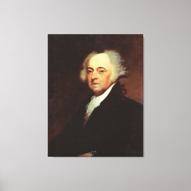 JOHN ADAMS Portrait by Asher B. Durand Print (Front)