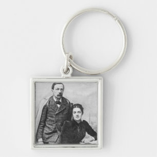 John Addington Symonds  and His Daughter, 1891 Key Ring