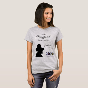 John Alden Mayflower Descendant Women's T-shirt