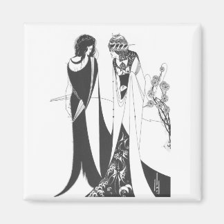 John and Salome, by Aubrey Beardsley.. HD Magnet