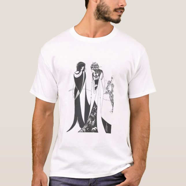 John and Salome, by Aubrey Beardsley.. HD T-Shirt (Front)