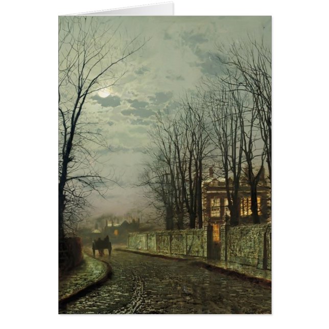 John Atkinson Grimshaw- A Wintry Moon (Front)